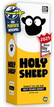 Holy Sheep Kartenspiel, Party- und Quizspiel, 3-9 Spieler (HLY-SHP-ORNGL)