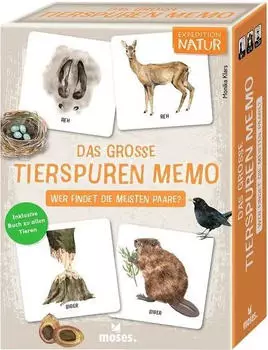 Expedition Natur &ndash; Das gro&szlig;e Tierspuren Memo