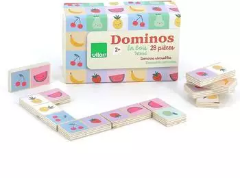 Wendedominoes Obst & Gemüse aus Holz, ab 2 Jahren (7120)