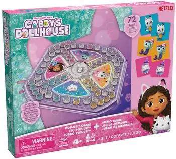 Gabby's Dollhouse Sorry Pop Up & Memo Spiel, 2-4 Spieler, ab 4 Jahren (6068315)