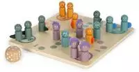 Small Foot 12619, Small Foot - Wooden Ludo Game Dino
