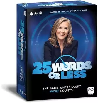 25 Words or Less Wortbrettspiel (PA142-738-002100-04)