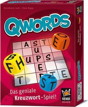 QWORDS W&uuml;rfel- & Wortspiel, Familienspiel ab 8 Jahren (KED30350)