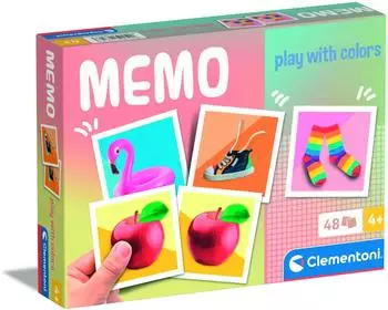 Memo Pocket "Spiel mit Farben" Kartenspiel, 3-5 Jahre (18317)