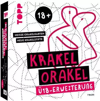 Krakel-Orakel &Uuml;18-Erweiterung - Hei&szlig;e Orakelkarten, neue Krakelstifte