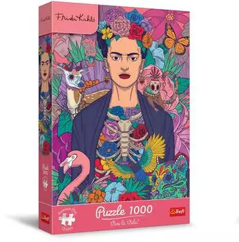 1000 - Trefl Premium Plus - Frida Kahlo: Die bl&uuml;hende Seele
