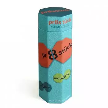 Prachtst&uuml;ck / Pr8st&uuml;ck &ndash; Memospiel mit der Zahl im Wort