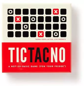 Tic Tac No Magnetisches K&uuml;hlschrankspiel