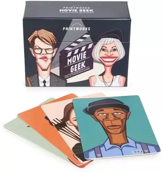 Trivia Game Movie Geek, Brettspiel aus Papier (PW00142)