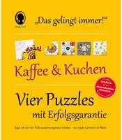 Das "Gelingt immer"-Puzzle Kaffee und Kuchen. Das Puzzle-Spiel f&uuml;r Senioren mit