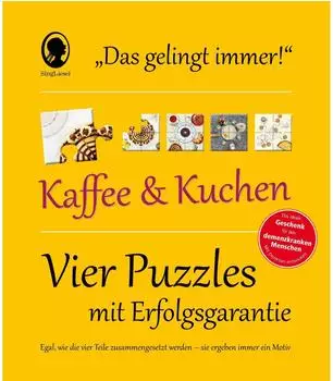 &bdquo;Gelingt-immer"-Puzzle Kaffee und Kuchen