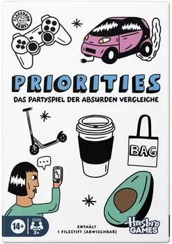 Priorities Partyspiel kooperativ, ab 14 Jahren
