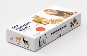 Tierfamilien-Memo: Finde das Trio