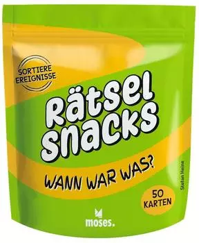 R&auml;tsel Snacks - Wann war was?