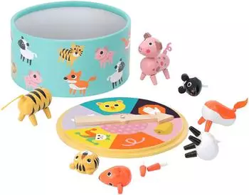 Tierische Lotterie von Ingela P. Arrhenius, Holz, ab 3 Jahren