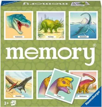 memory&reg; Dinosaurier, Kartenspiel f&uuml;r Kinder ab 3 Jahren (20924)
