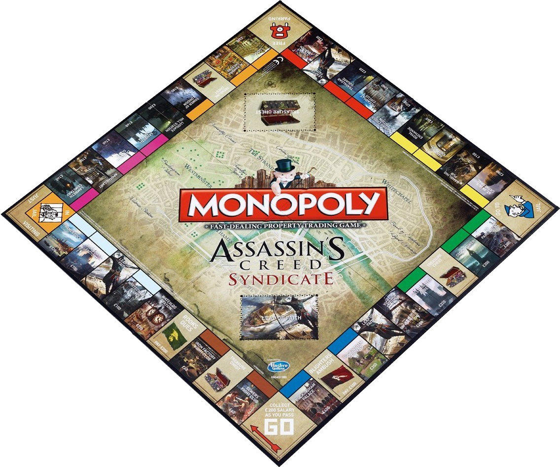 Monopoly Assassin's Creed Syndicate Spiel Brettspiel Gesellschaftsspiel Deutsch 