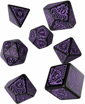 Q-Workshop Cthulhu: Horror on Orient Express Schwarz&Purple Dice Se