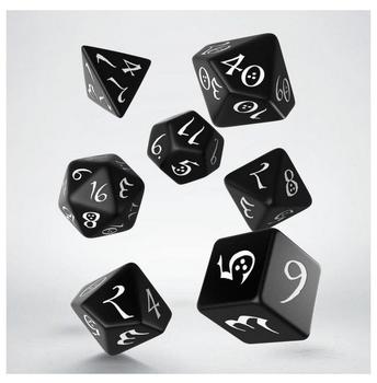 Q-Workshop Classic RPG Dice black/white (QWOCLE05)