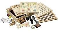 Philos 3098 - Spielesammlung 10, medium, Spieleklassiker mit Zubeh&ouml;r, Holz