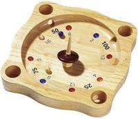 Goki HS051 - Tiroler Roulette 21,5 x 21,5 x 2,9 cm, Holz, per St&uuml;ck