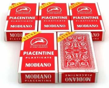 ludomax Fünferpaket Piacentine Spielkarten, Triplex von Modiano - ScopaBriscola