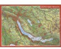 Georelief Gbr Reliefpostkarte Region Zürichsee