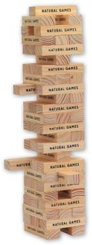VEDES Natural Games Wackelturm mit 60 Spielsteine