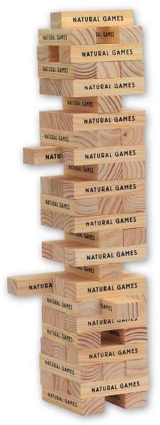 VEDES Natural Games Wackelturm mit 60 Spielsteine