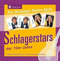 SingLiesel Schlagerstars. Das Nostalgie-Memo-Spiel f&uuml;r Erwachsene und Senioren