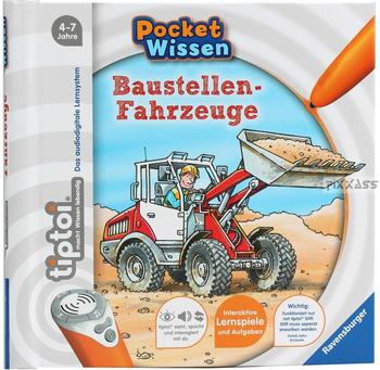 Ravensburger tiptoi - Pocket Wissen: Baustellen-Fahrzeuge