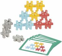 Goula Motorikspielzeug 55243, Kaninchen, Stapelspiel aus Holz, ab 2 Jahre