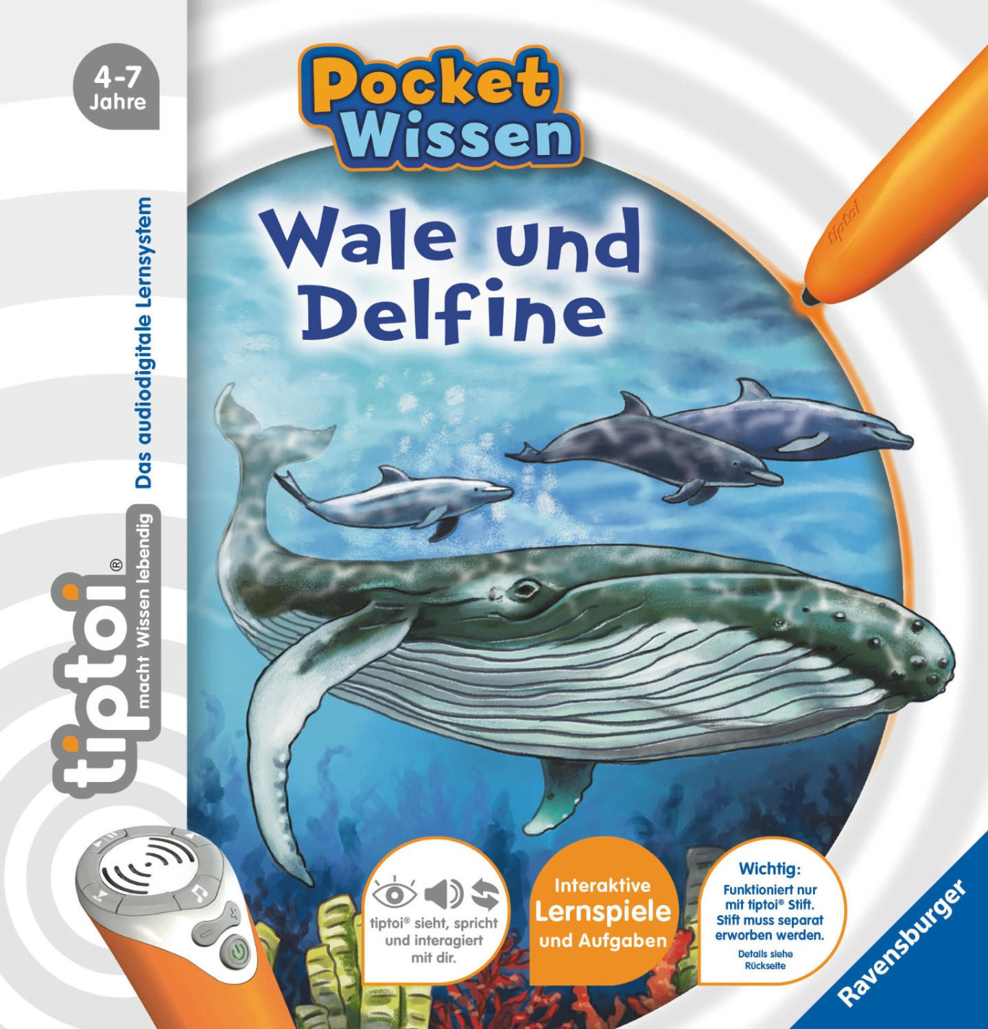 tiptoi - Wale und Delfine (Wieker, Katharina) [Spiralbindung] Test TOP  Angebote ab 9,99 € (März 2023)