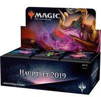 Wizards of the Coast Magic: the Gathering - Hauptset 2019 Booster Display deutsch, Kartenspiel