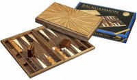 Backgammon Mykonos, gro&szlig;, Magnetverschluss, F&uuml;r 2 spieler, (De-Ausgabe)