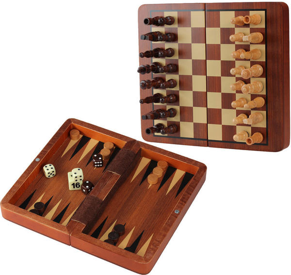 Schach-Backgammon-Dame-Set Reise (2517)