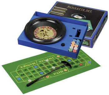 Roulette Set mit Kunststoffteller
