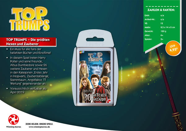 Top Trumps Harry Potter 30 Hexen und Zauberer (WM10414)