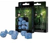 Q Workshop Elvish Glacier & White Dice Set