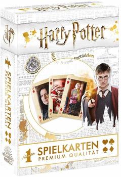 Winning Moves - Number 1 Spielkarten - Harry Potter im Display - Weiß neu, 12 Stck (WM10180)