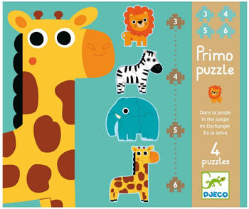 Djeco Primo Puzzle - im Dschungel