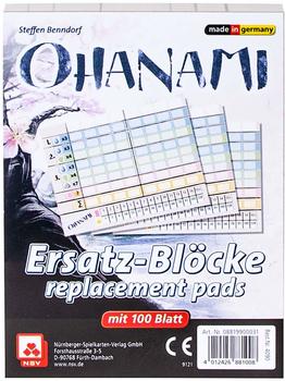 Nürnberger Spielkarten Ohanami Ersatzblöcke 2er Pack