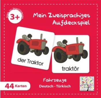 Schulbuchverlag Anadolu Mein Zweisprachiges Aufdeckspiel Fahrzeuge Türkisch (Kinderspiel)