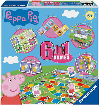Peppa Pig Spiele Box 6 in 1 (21375)