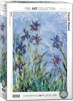 Eurographics 6000-2034 - Schwertlilien von Claude Monet, Puzzle