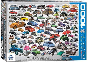 Eurographics Puzzles VW Beetle - Welcher ist dein Käfer? 1000 Teile Puzzle (6000-0815)
