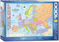 Eurographics Karte von Europa 1000 Teile Puzzle Eurographics-6000-0789