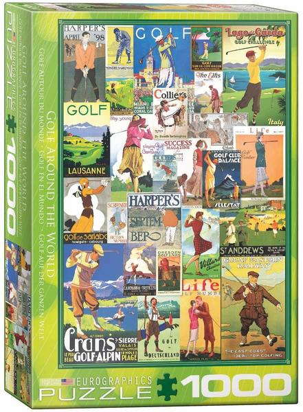 Eurographics 6000-0933 - Golf auf der ganzen Welt, Puzzle