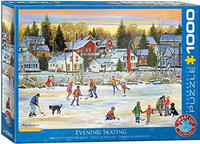 Evening Skating by Patricia Bourque