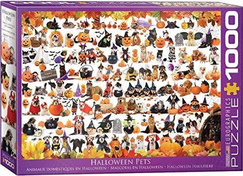 Eurographics Puzzles Halloween Puppies and Kittens 1000 Teile Puzzle (6000-5416)